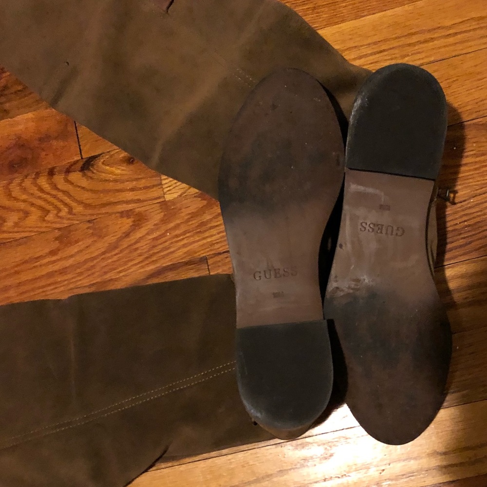 Olive Riding Boots - Picture 2 of 3